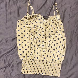 About a girl, medium, polka dot tank